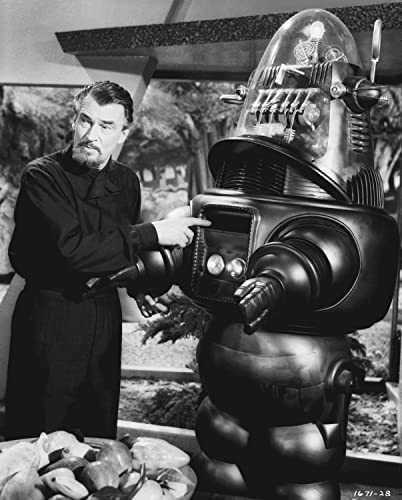 「禁断の惑星」ウォルター・ピジョン & Robby the Robotの画像
