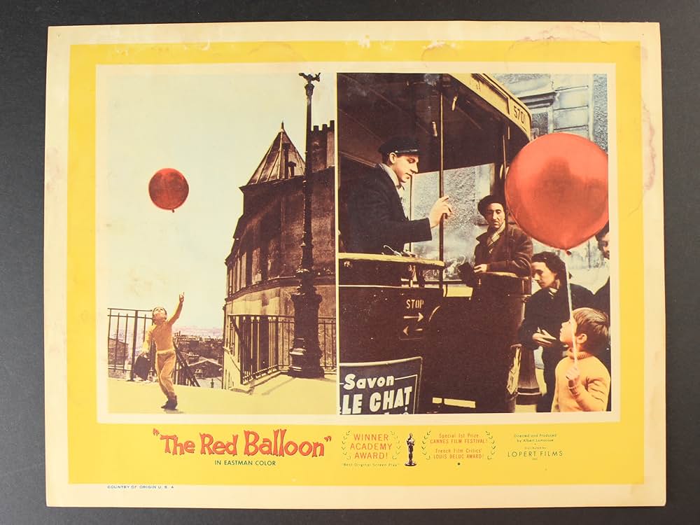 赤い風船の画像