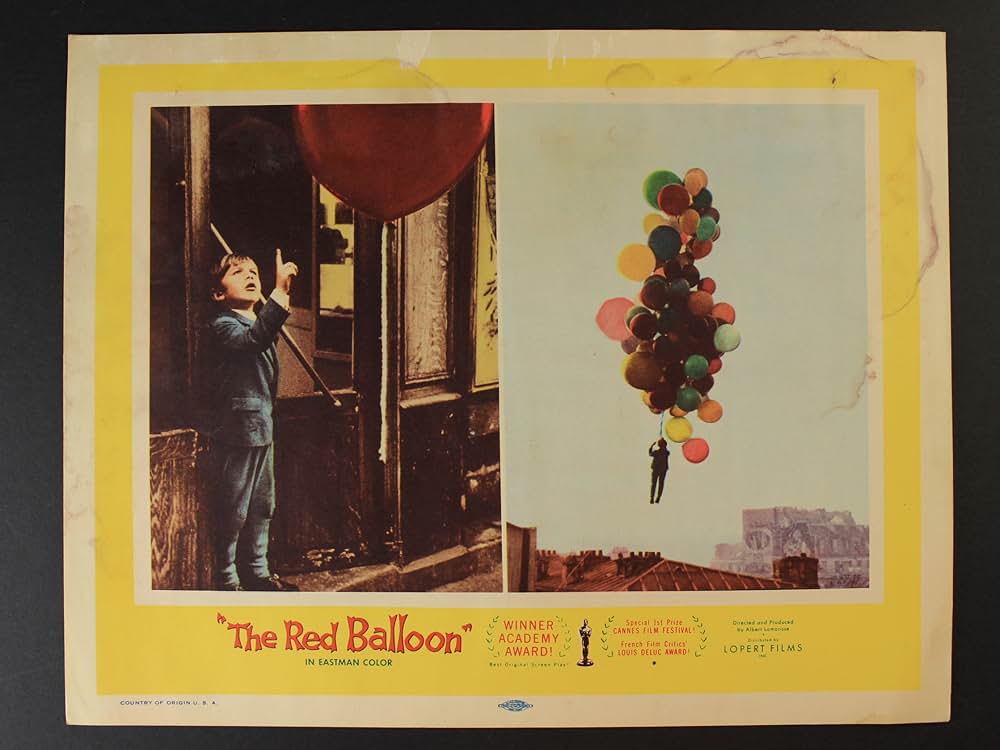 赤い風船の画像