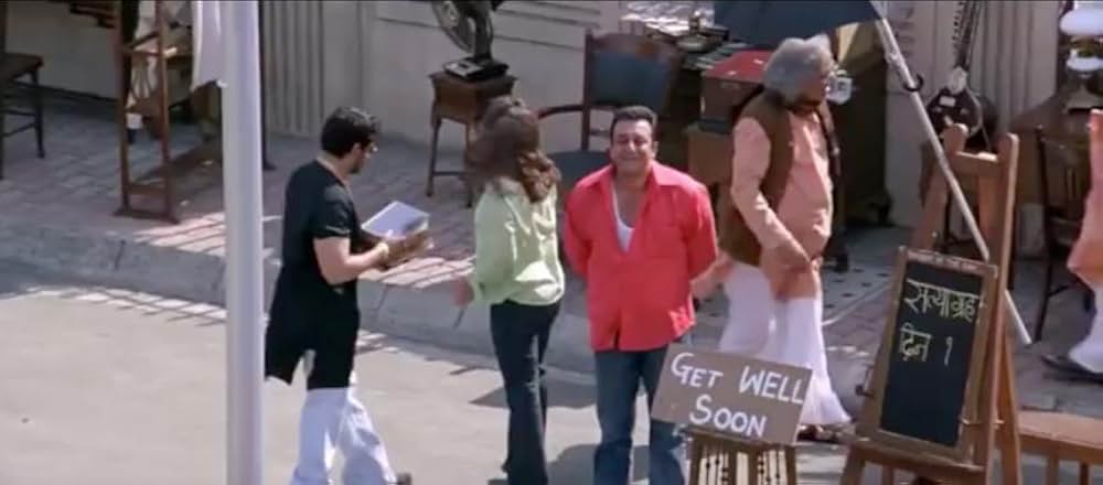 ムンナ兄貴とガンディー／ムンナー兄貴、ガンディーと出会うの画像