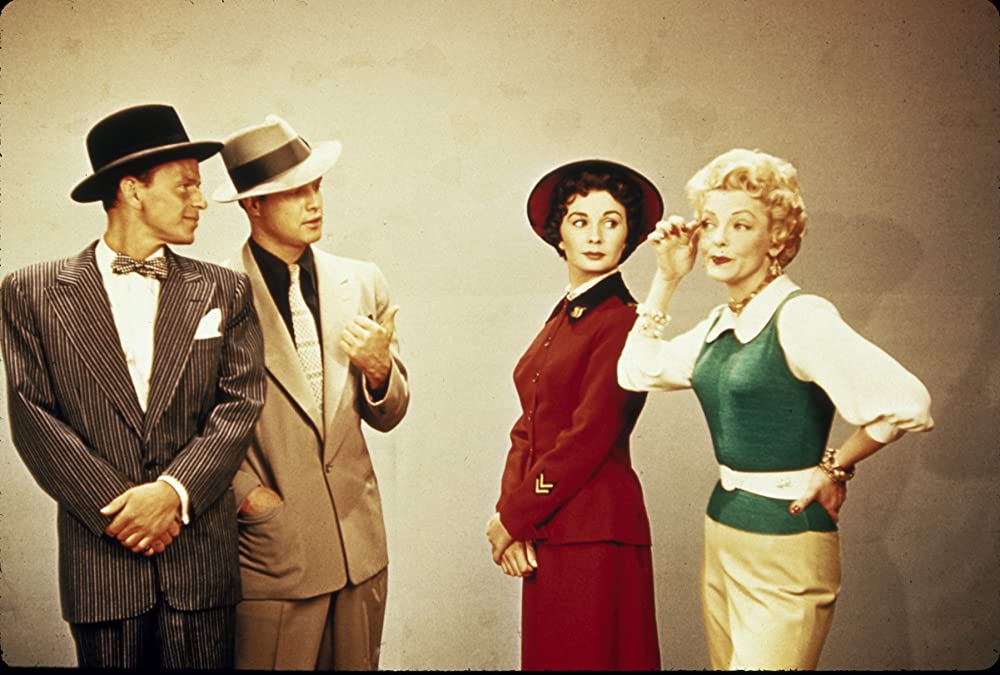 「野郎どもと女たち」マーロン・ブランド & フランク・シナトラ & ジーン・シモンズ & ビビアン・ブレインの画像