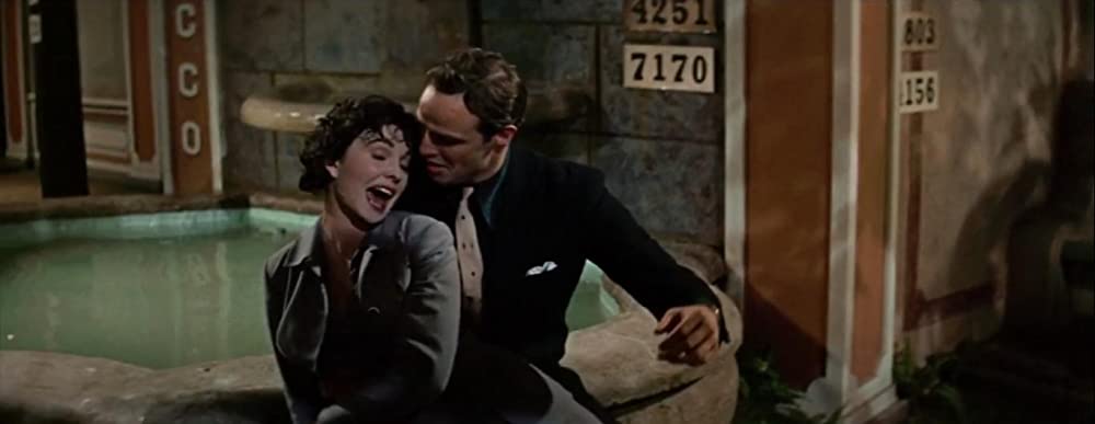 「野郎どもと女たち」マーロン・ブランド & ジーン・シモンズの画像