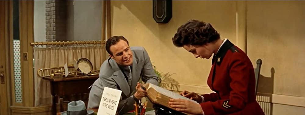 「野郎どもと女たち」マーロン・ブランド & ジーン・シモンズの画像