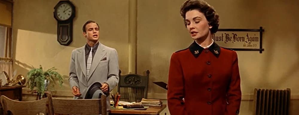 「野郎どもと女たち」マーロン・ブランド & ジーン・シモンズの画像