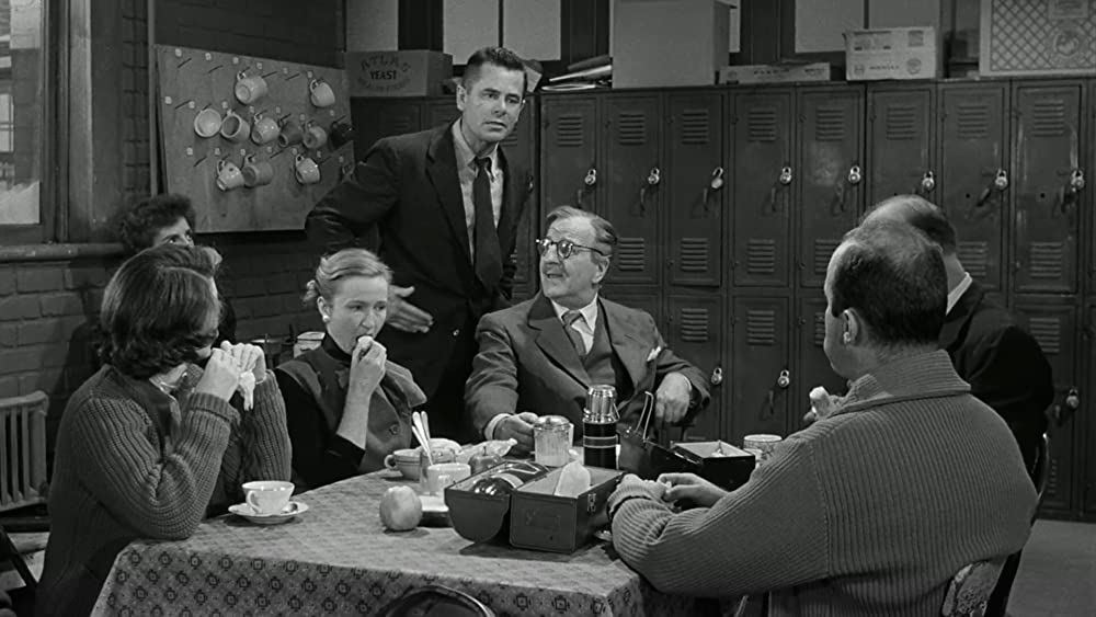 「暴力教室」グレン・フォード & ルイス・カルハーンの画像