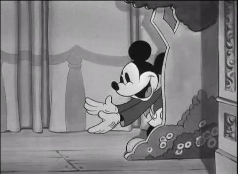 ミッキーの芝居見物の画像