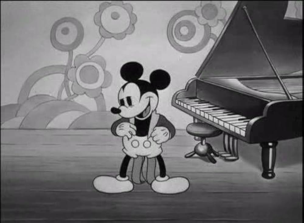 ミッキーの芝居見物の画像