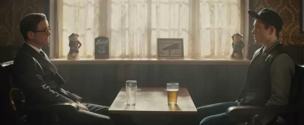 「キングスマン」コリン・ファース & タロン・エガートンの画像