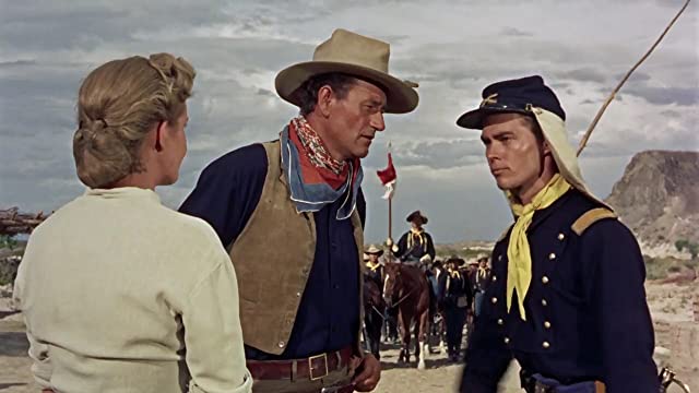 「ホンドー」ジョン・ウェイン & トム・アイリッシュ & ジェラルディン・ペイジの画像