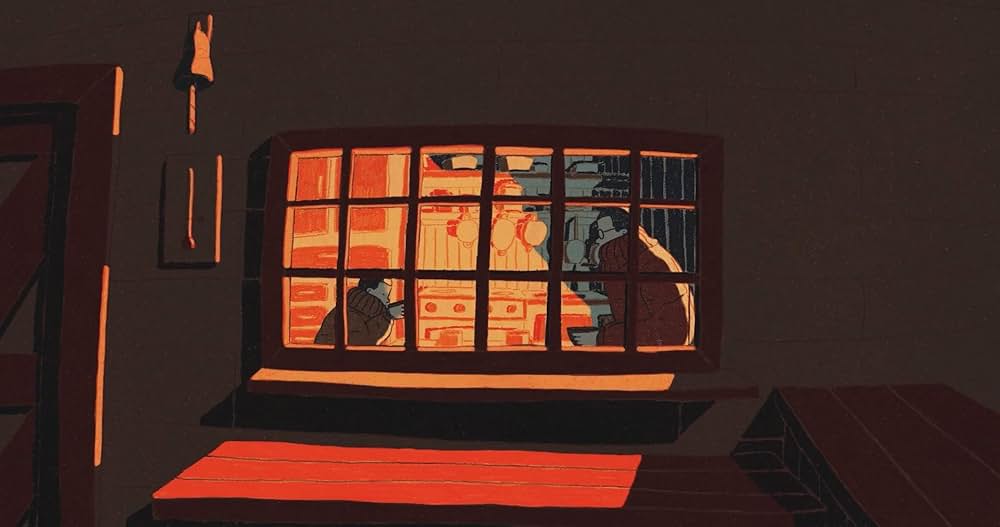 氷を売る親子／氷商人の画像