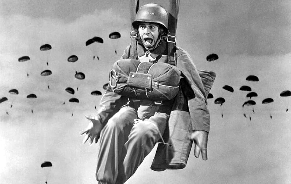 底抜け落下傘部隊の画像