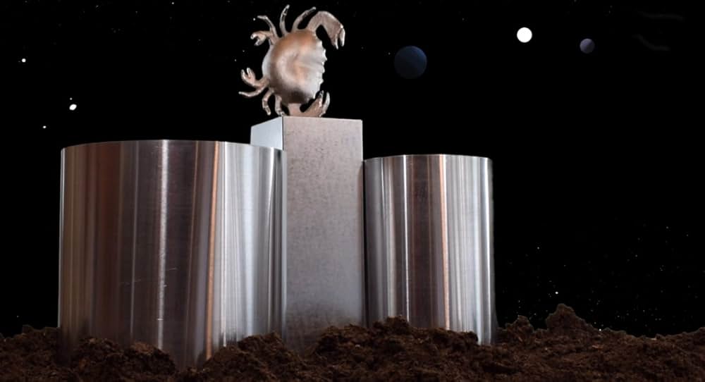 ええっ？キメたカニの画像