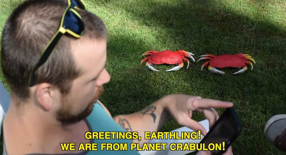 ええっ？キメたカニの画像