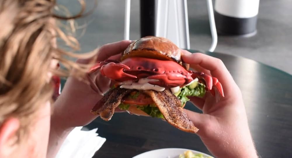 ええっ？キメたカニの画像