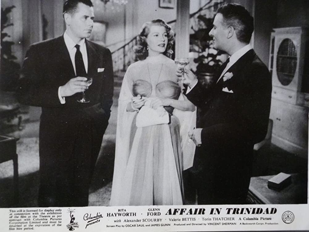 「醜聞（スキャンダル）殺人事件」リタ・ヘイワース & グレン・フォード & アレクサンダー・スコービイの画像