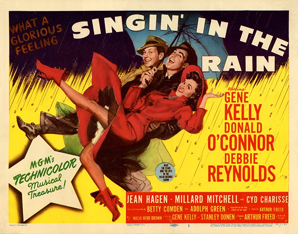 「雨に唄えば」ジーン・ケリー & デビー・レイノルズ & スタンリー・ドーネン & ドナルド・オコナーの画像