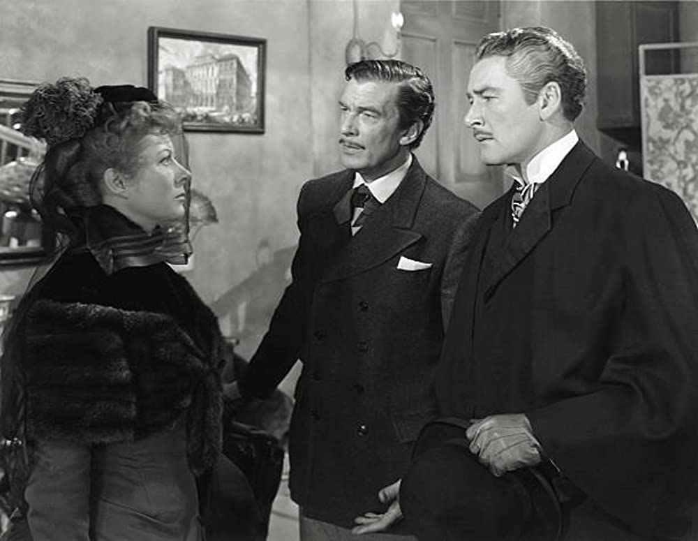 「フォーサイト家の女」エロール・フリン & グリア・ガーソン & ウォルター・ピジョンの画像