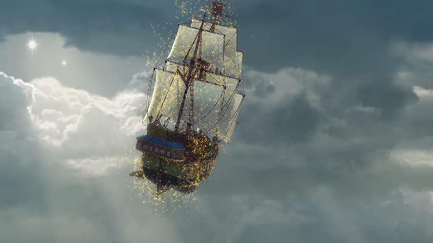 ティンカー・ベルとネバーランドの海賊船の画像