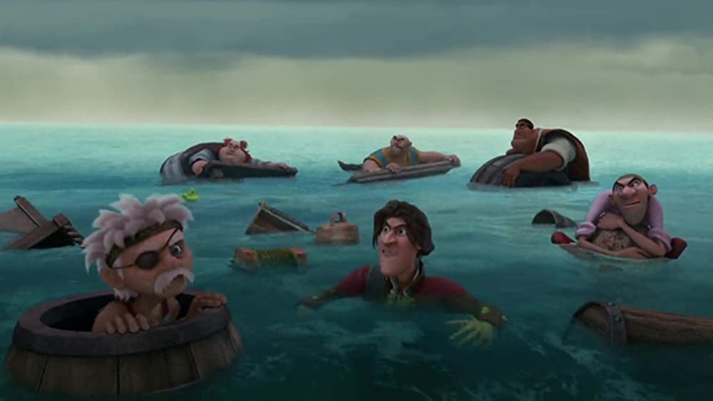 ティンカー・ベルとネバーランドの海賊船の画像