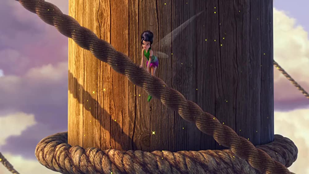 ティンカー・ベルとネバーランドの海賊船の画像