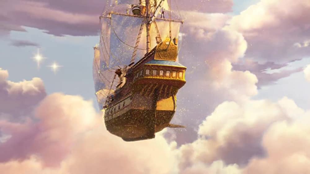 ティンカー・ベルとネバーランドの海賊船の画像