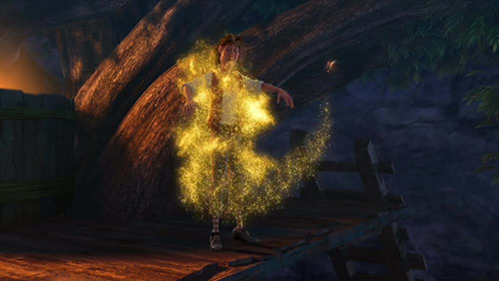 ティンカー・ベルとネバーランドの海賊船の画像