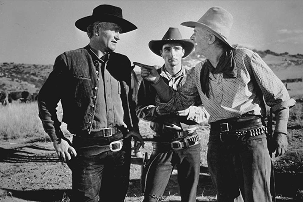 「赤い河」ジョン・ウェイン & ウォルター・ブレナン & モンゴメリー・クリフトの画像