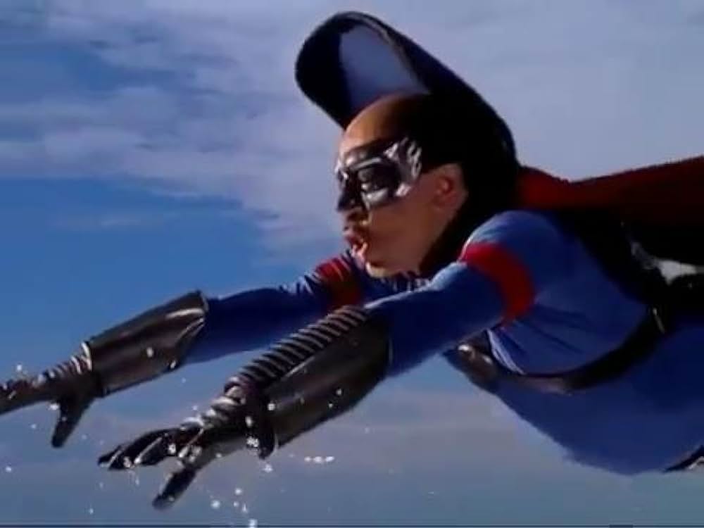 孤独なスーパーヒーローの画像