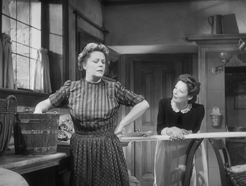 「幽霊と未亡人」ジーン・ティアニー & エドナ・ベストの画像