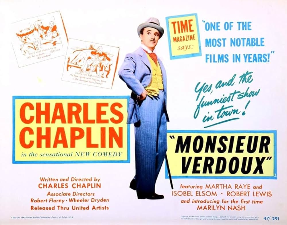 「チャップリンの殺人狂時代」の画像