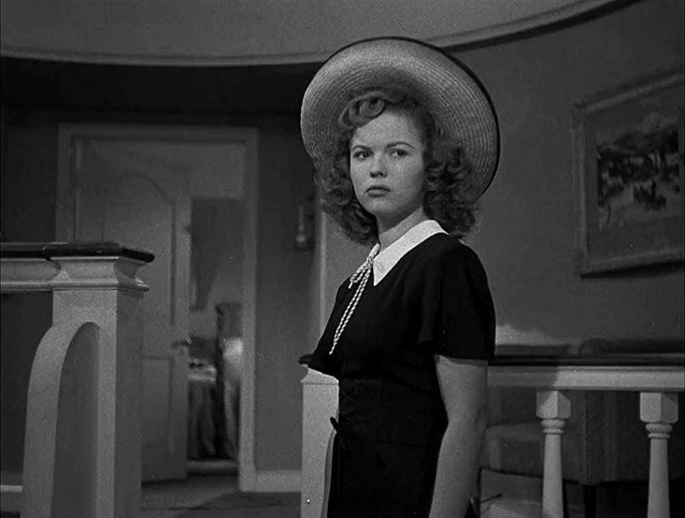 「独身者と女学生」シャーリー・テンプルの画像