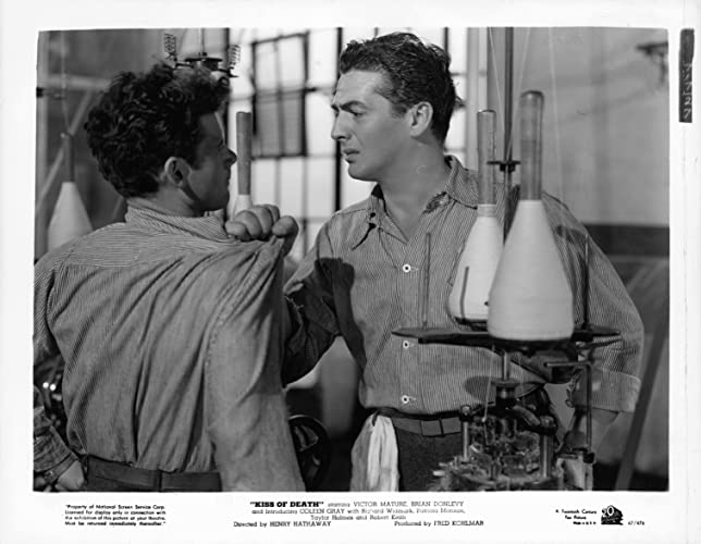 「死の接吻」ビクター・マチュアの画像