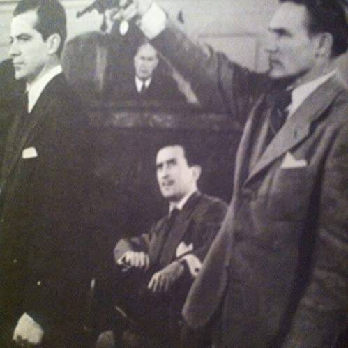 「影なき殺人」ダナ・アンドリュース & William Challeeの画像