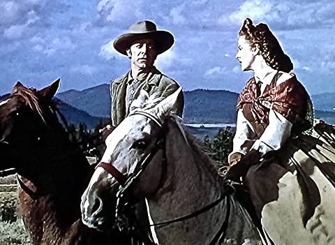 「インディアン渓谷」ダナ・アンドリュース & スーザン・ヘイワードの画像