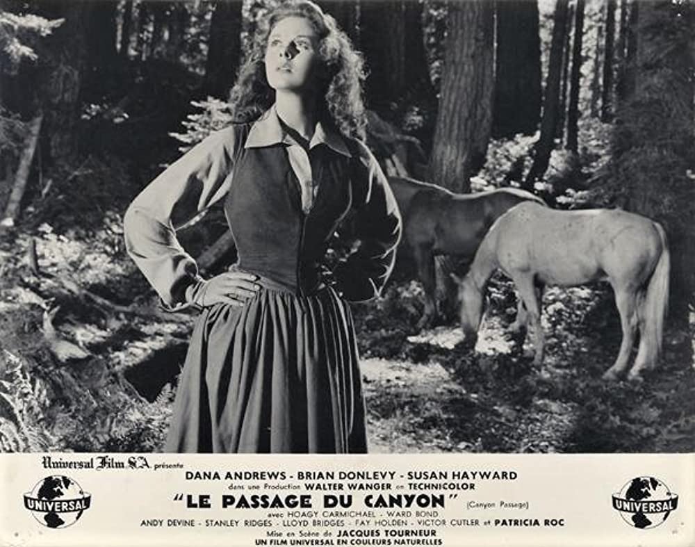 「インディアン渓谷」スーザン・ヘイワードの画像