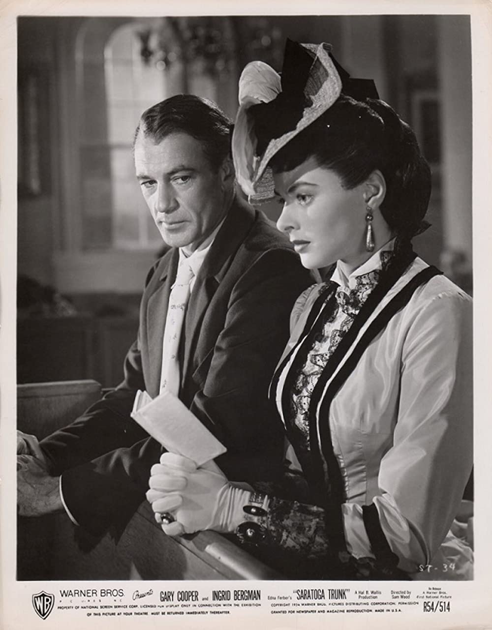 「サラトガ本線」イングリッド・バーグマン & ゲイリー・クーパーの画像