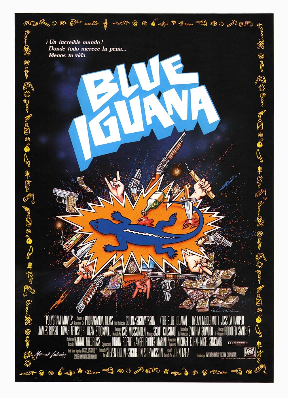 ブルーイグアナの画像