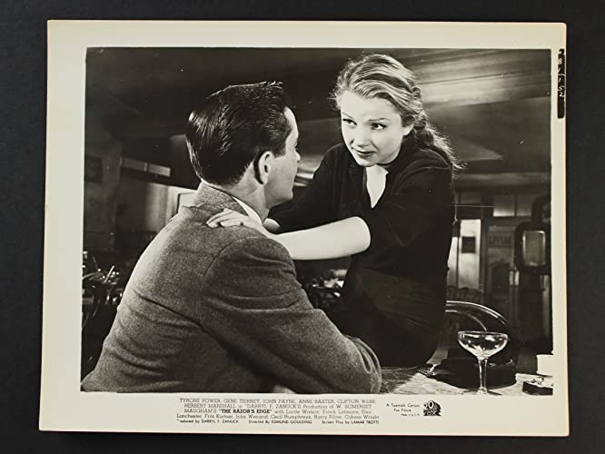 「剃刀の刃」タイロン・パワー & アン・バクスターの画像