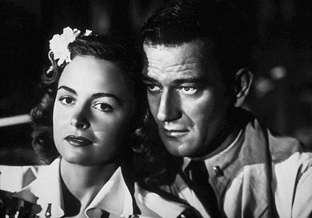 「コレヒドール戦記」ジョン・ウェイン & ドナ・リードの画像