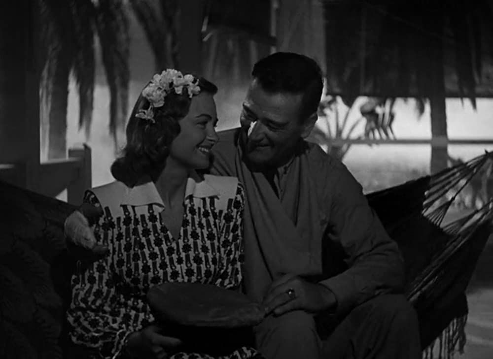 「コレヒドール戦記」ジョン・ウェイン & ドナ・リードの画像