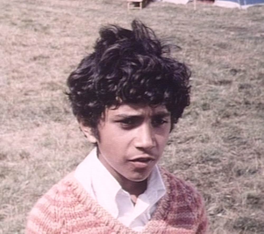 アヌープとチビ象ラニーの画像