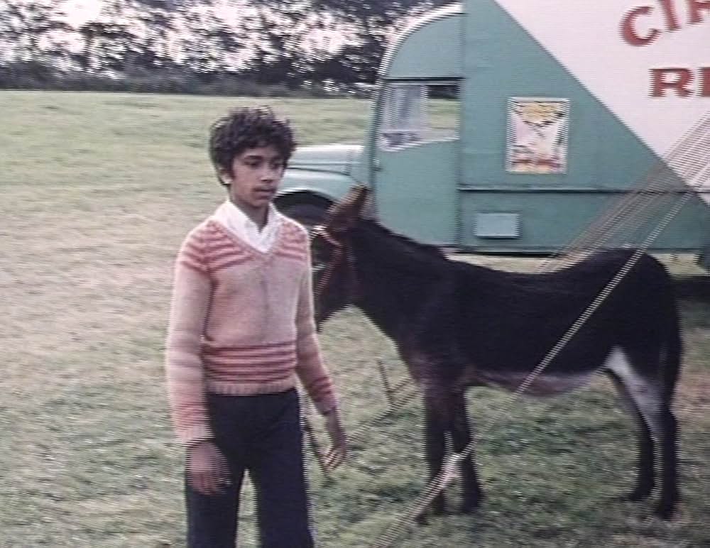 アヌープとチビ象ラニーの画像