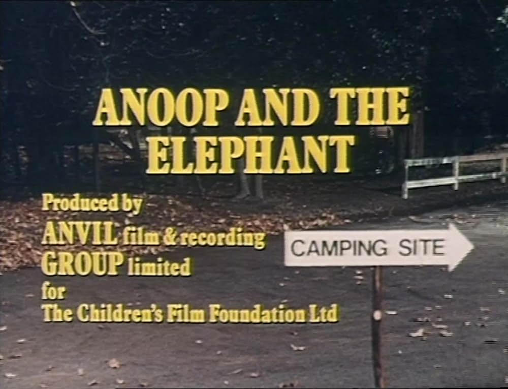 アヌープとチビ象ラニーの画像