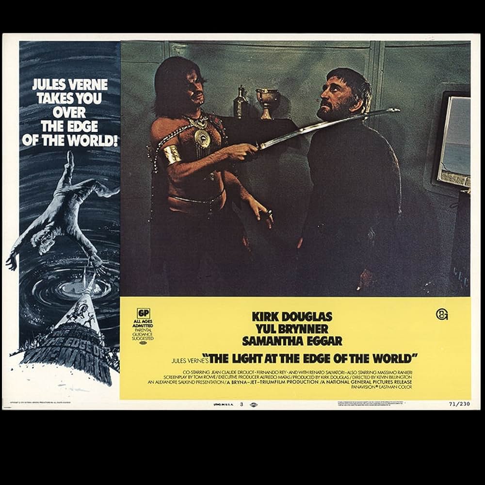 カーク・ダグラスとユル・ブリンナーの 世界の果ての大冒険の画像