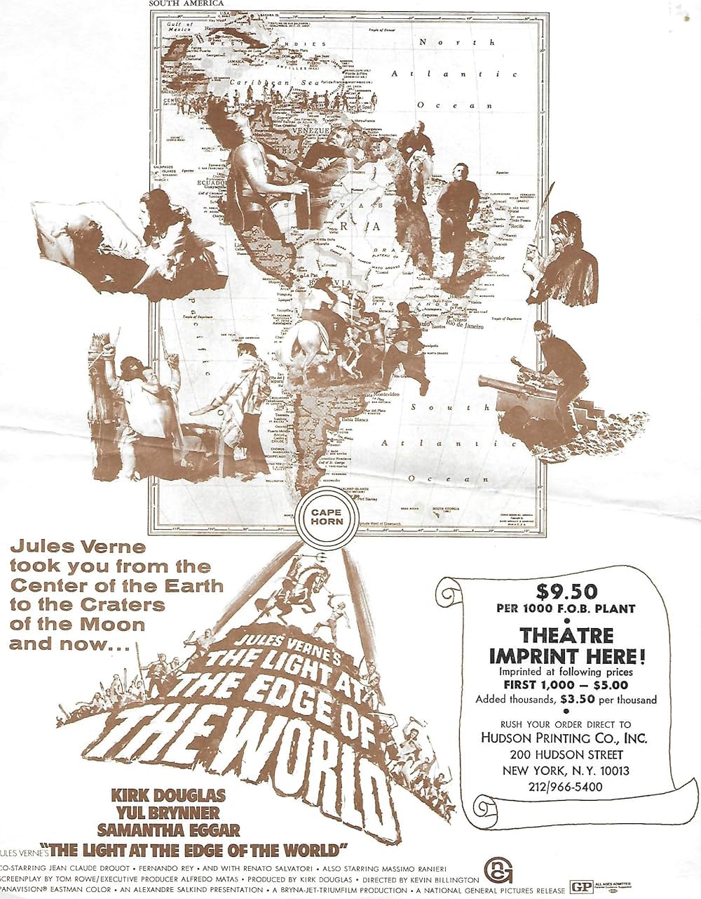 カーク・ダグラスとユル・ブリンナーの 世界の果ての大冒険の画像