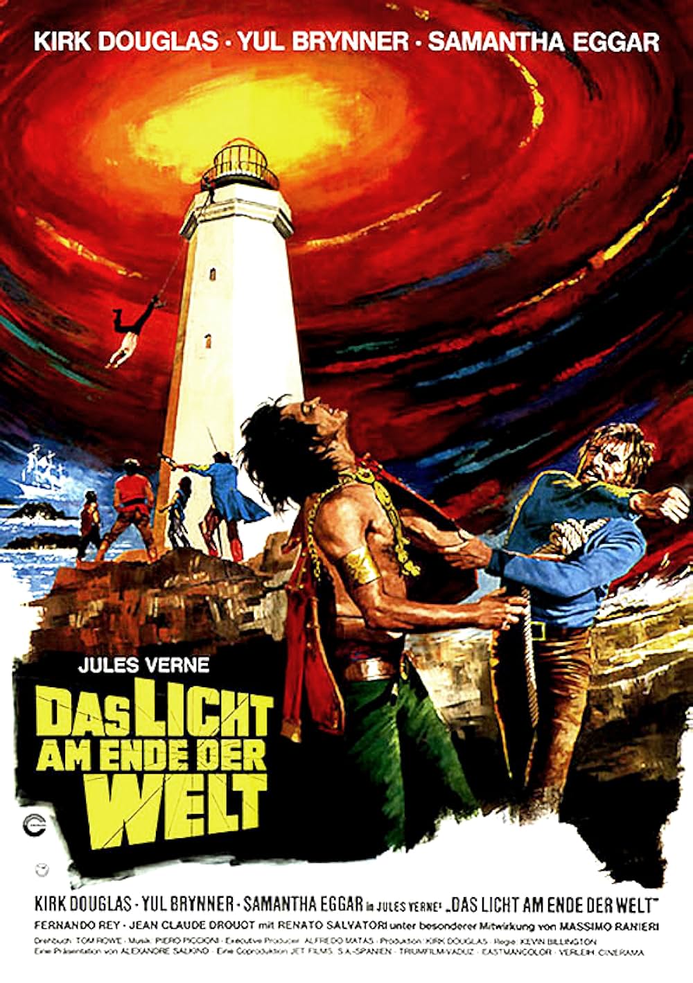 カーク・ダグラスとユル・ブリンナーの 世界の果ての大冒険の画像