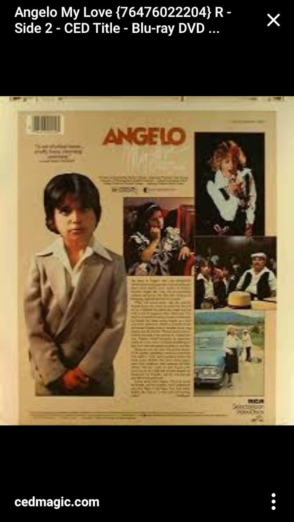 アンジェロ・マイ・ラヴの画像