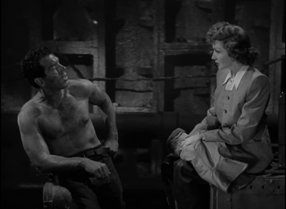 「淑女と拳骨」クローデット・コルベール & フレッド・マクマレイの画像