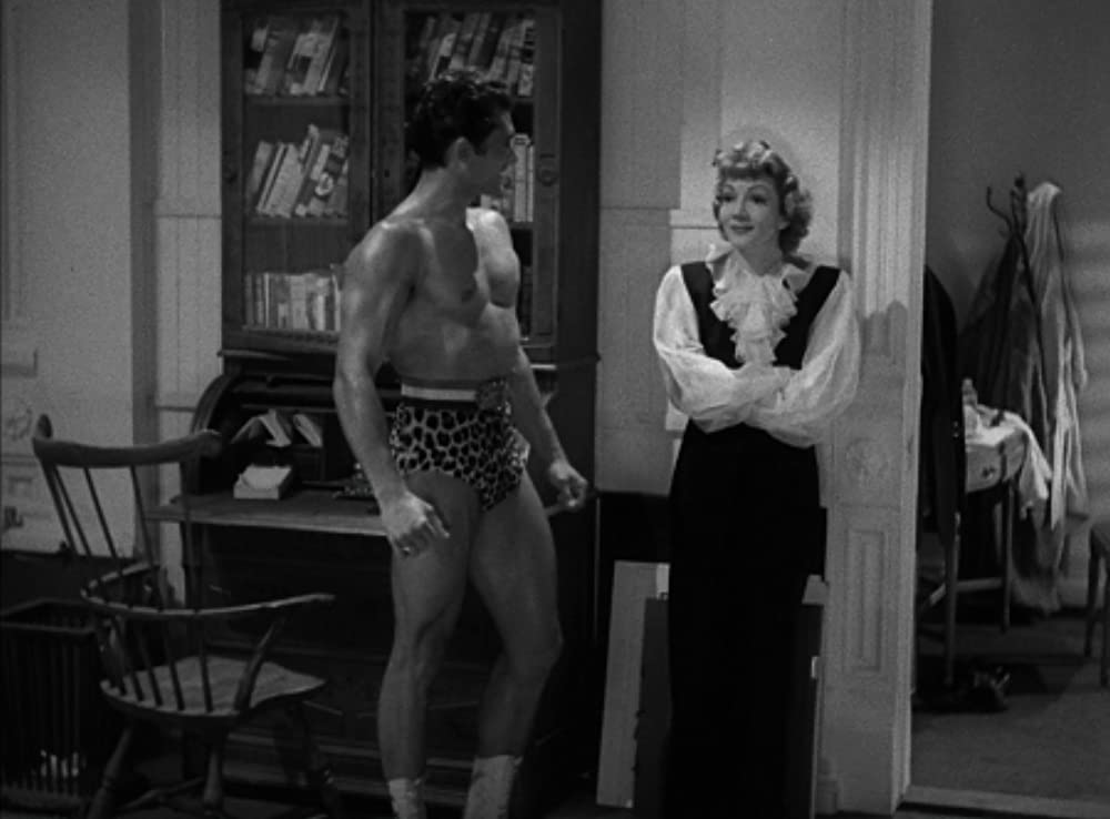 「淑女と拳骨」クローデット・コルベールの画像