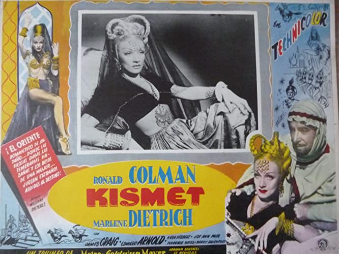 「キスメット」マレーネ・ディートリッヒ & ロナルド・コールマンの画像